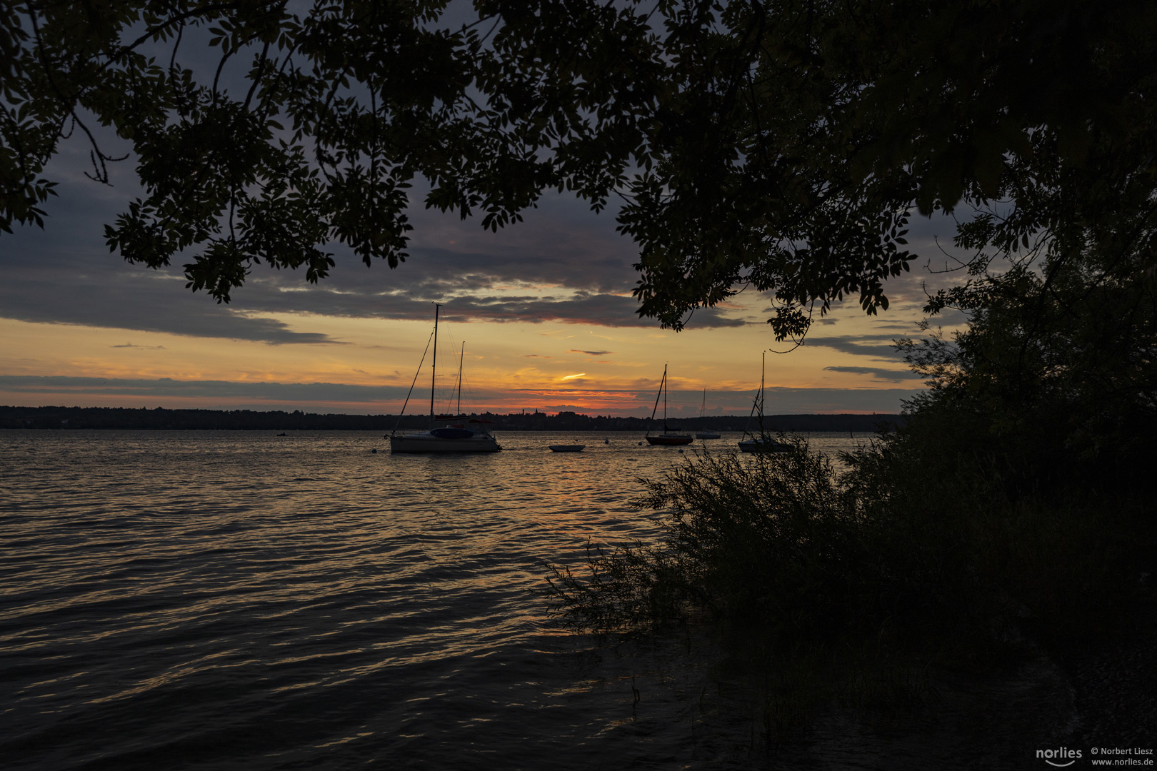 Romantische Stimmung am Ammersee