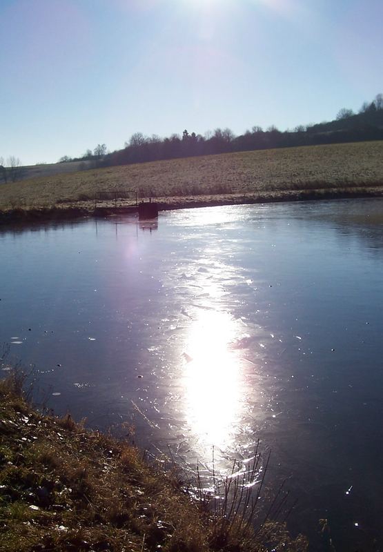 romantische Stimmung am See