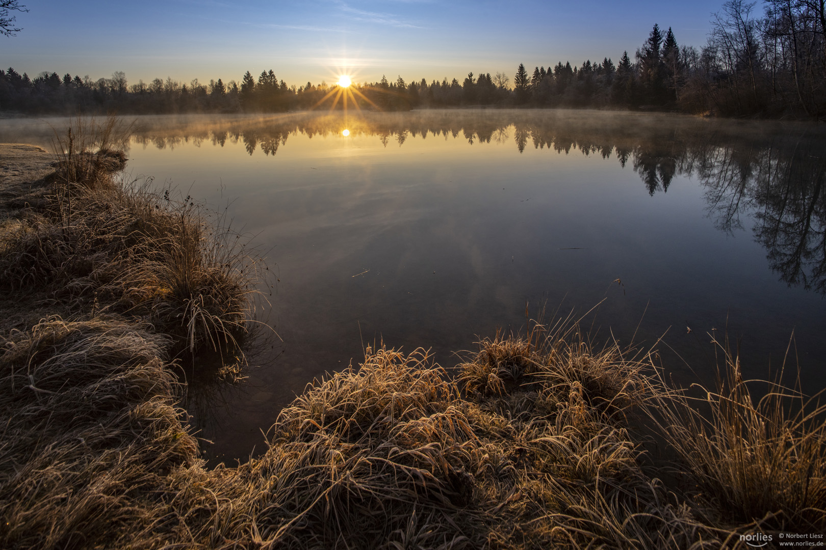 Romantische Stimmung am See