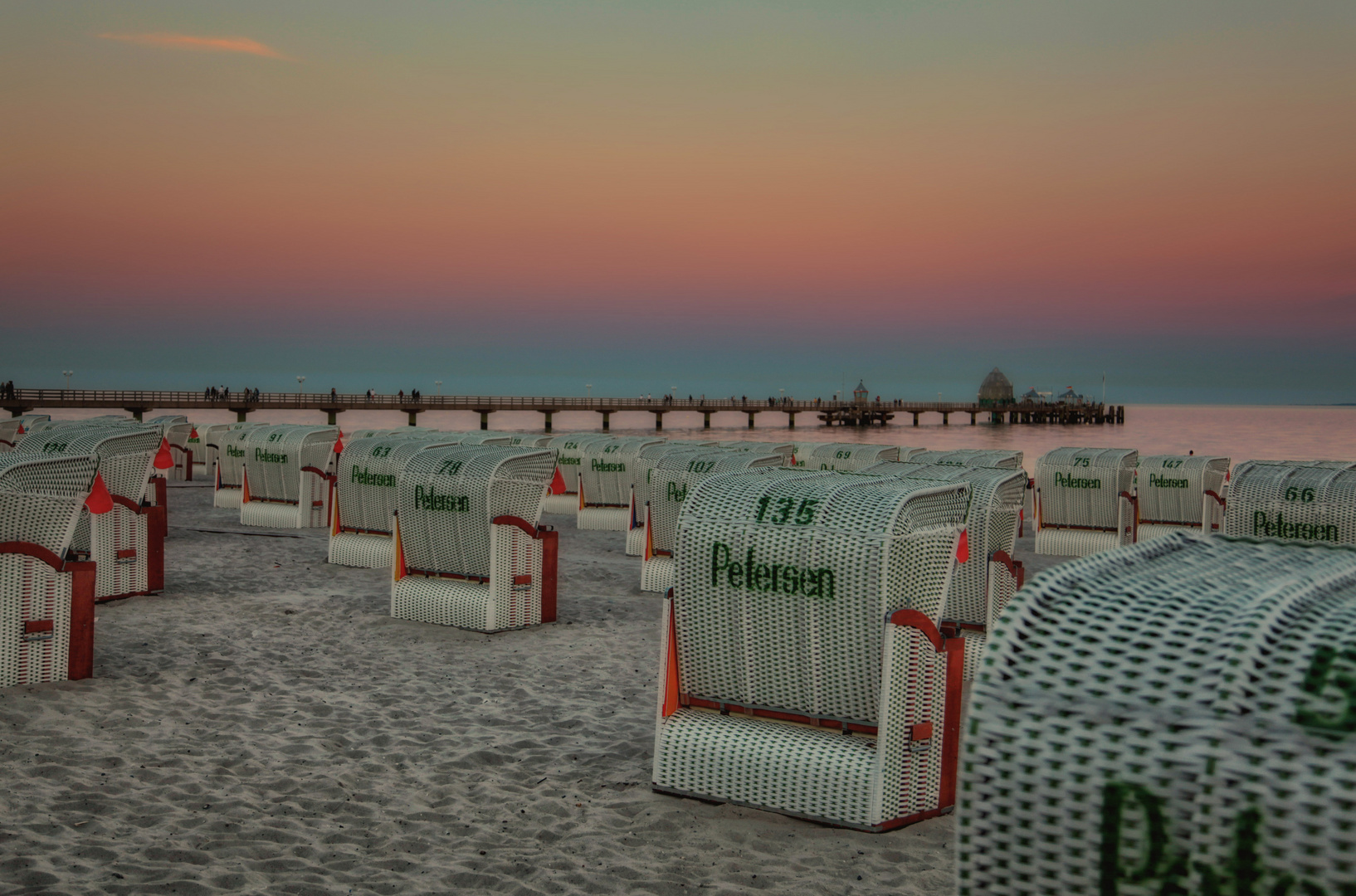 Romantische Variante eines Abendstimmungsbildes