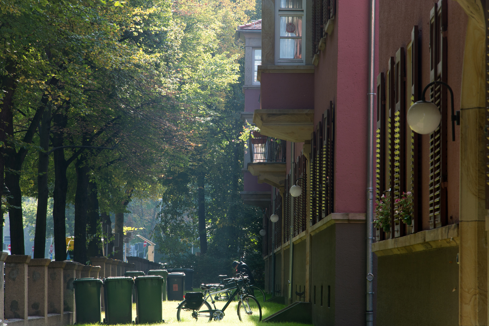 Romantische Vorstadtidylle in der Mainzer Oberstadt am (ehemaligen) Römerlager