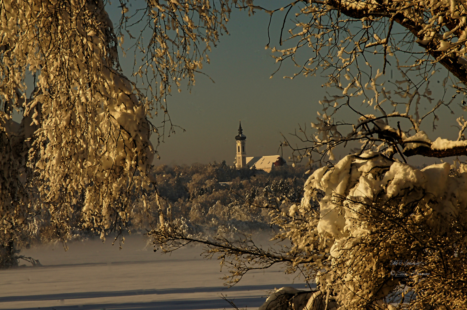 Romantische Winterlandschaft