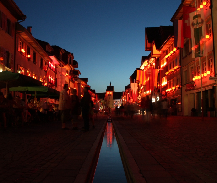 Romantischer Abend in Waldshut