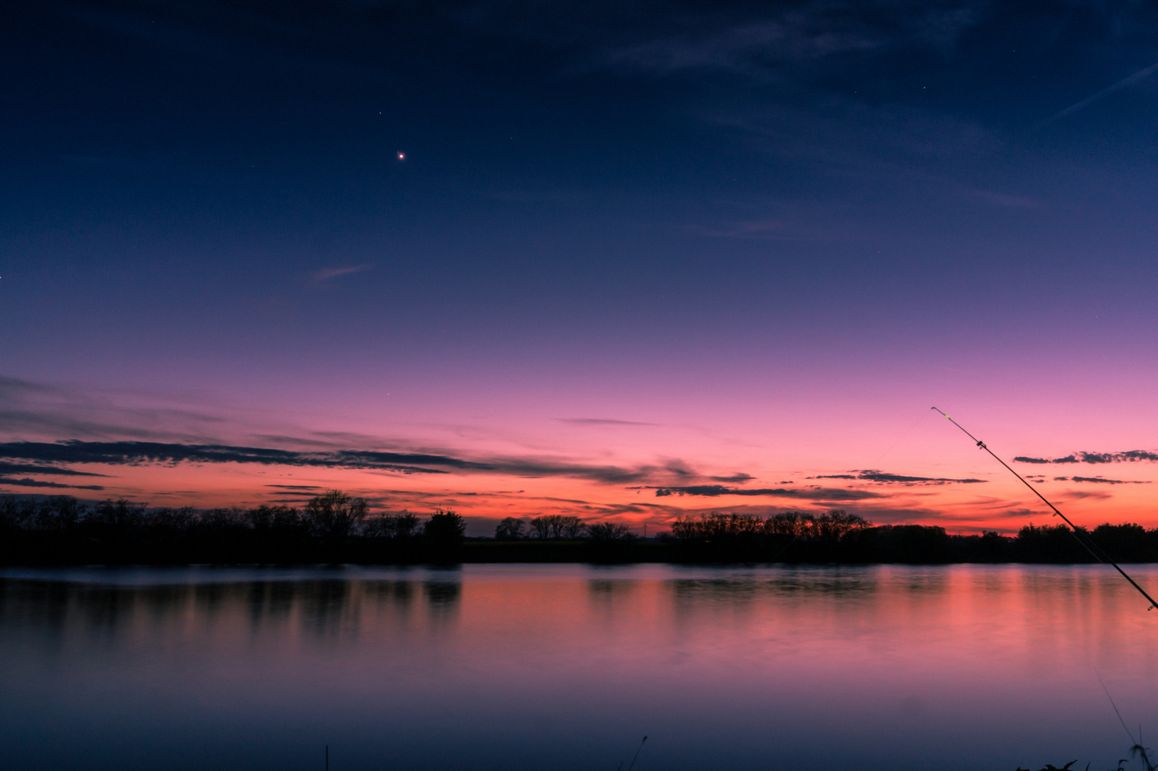 Romantischer Angelabend