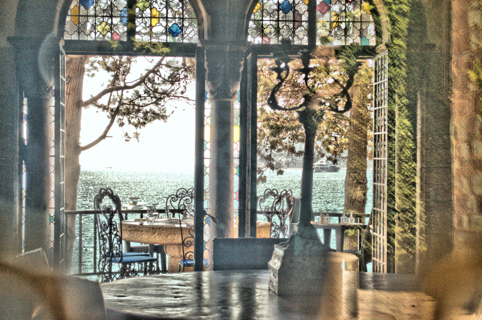 Romantischer Ausblick  an der Côte d'Azur