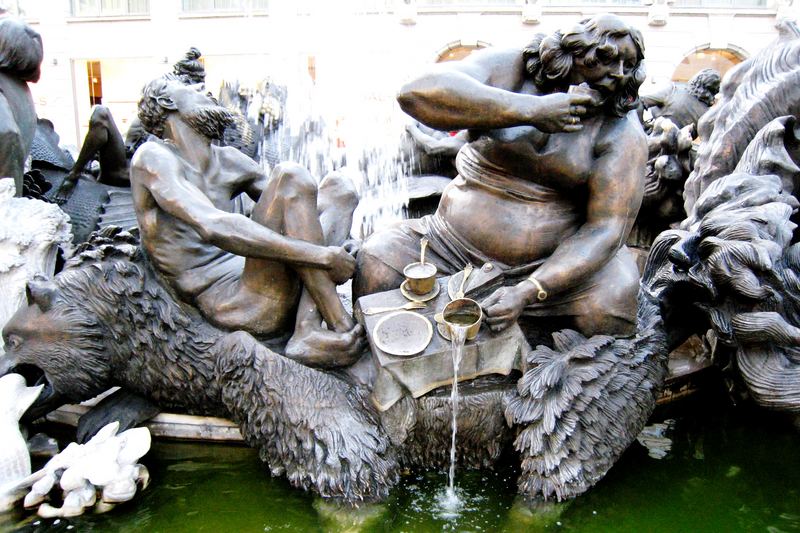 romantischer Brunnen in Nürnberg IV