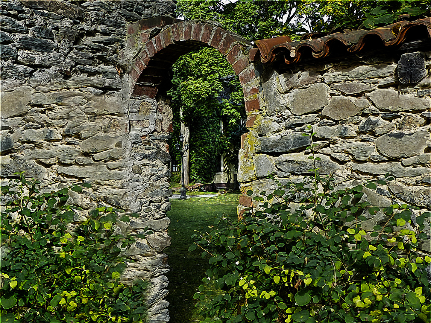 Romantischer Durchblick