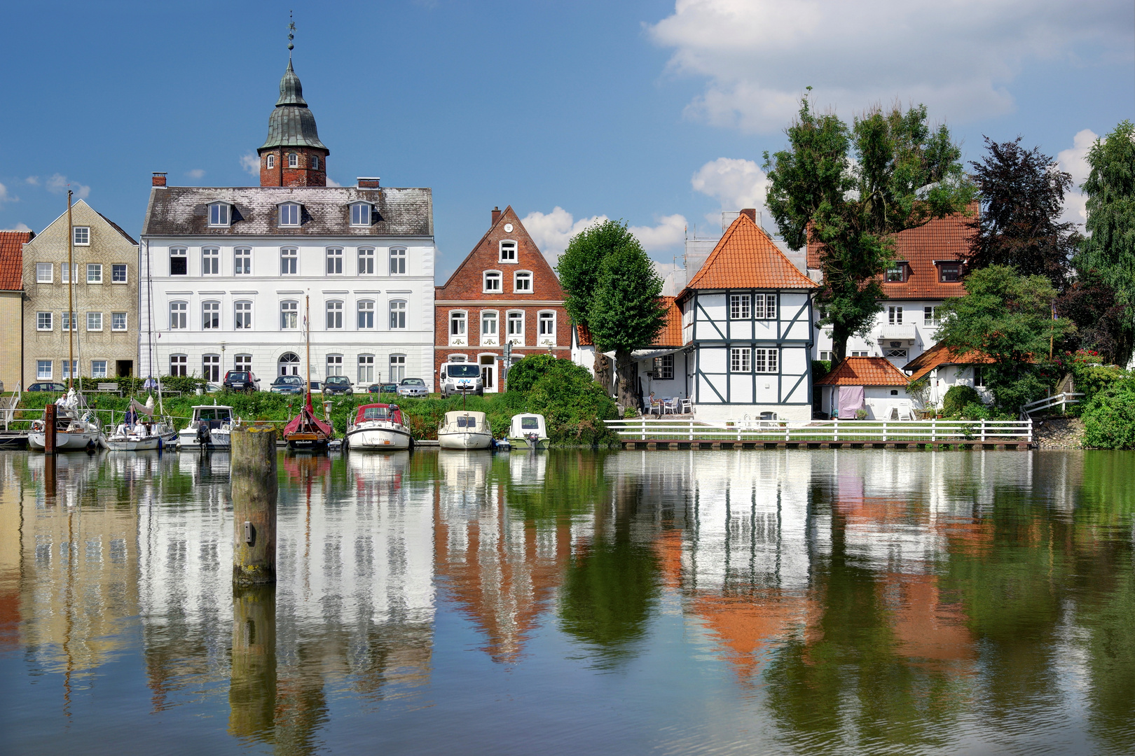 Romantischer Hafen Glückstadt