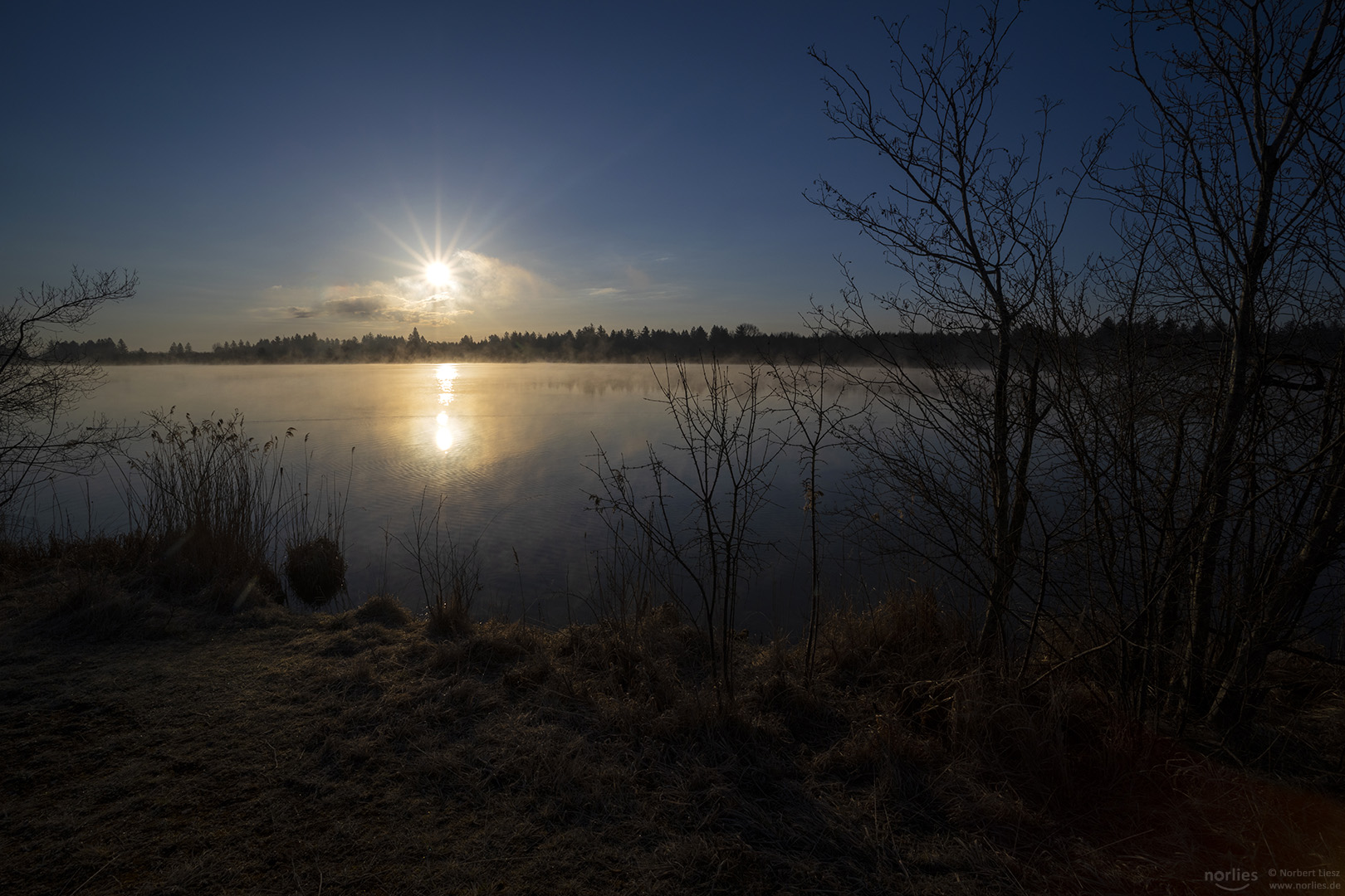 Romantischer Sonnenaufgang