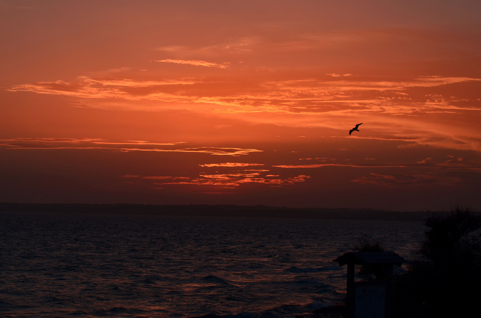 romantischer Sonnenuntergang