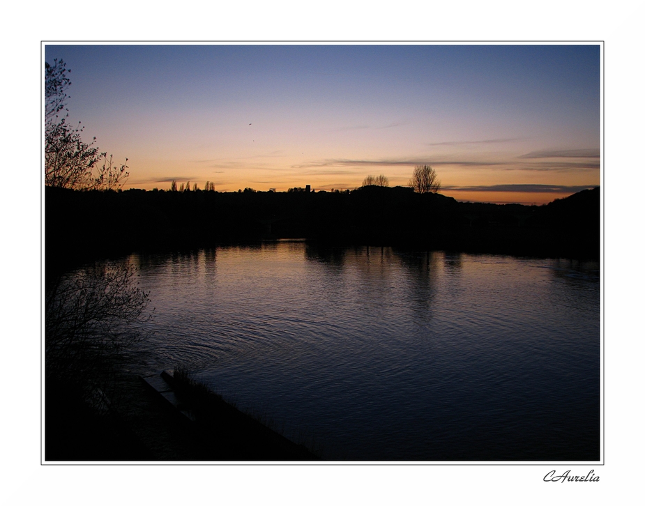 Romantischer Sonnenuntergang