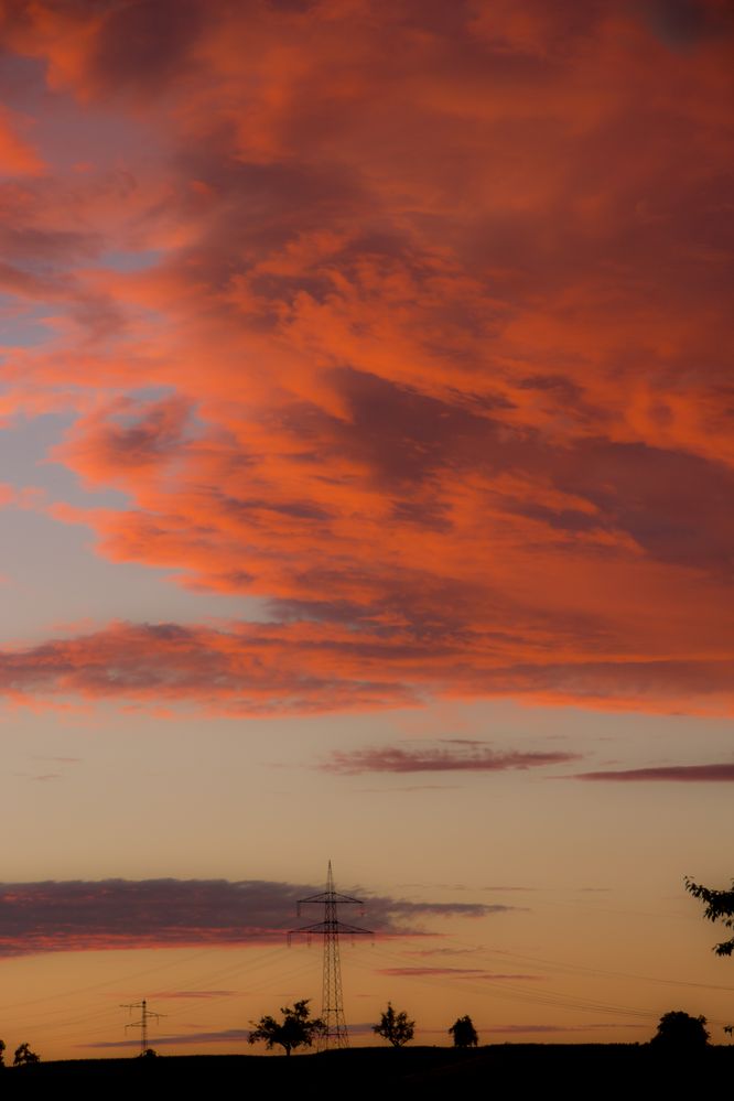 Romantischer Sonnenuntergang