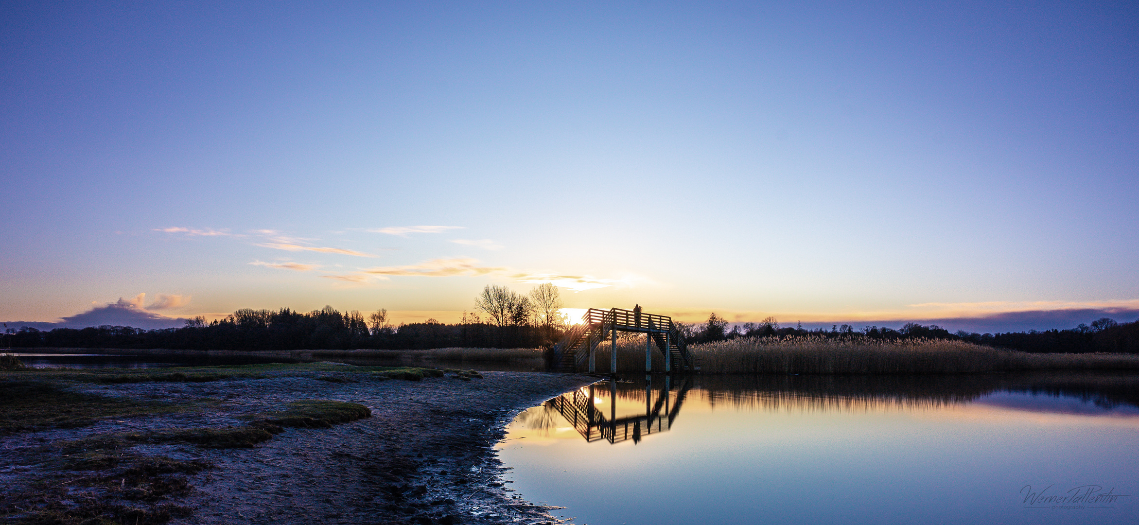 Romantischer Sonnenuntergang