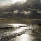 Romantischer Strandspaziergang