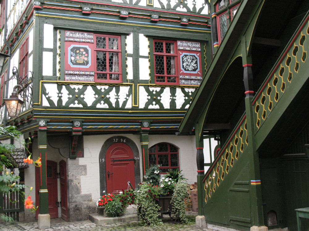 Romantischer Winkel in Meiningen/Thüringen