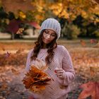 Romantisches Herbstportrait
