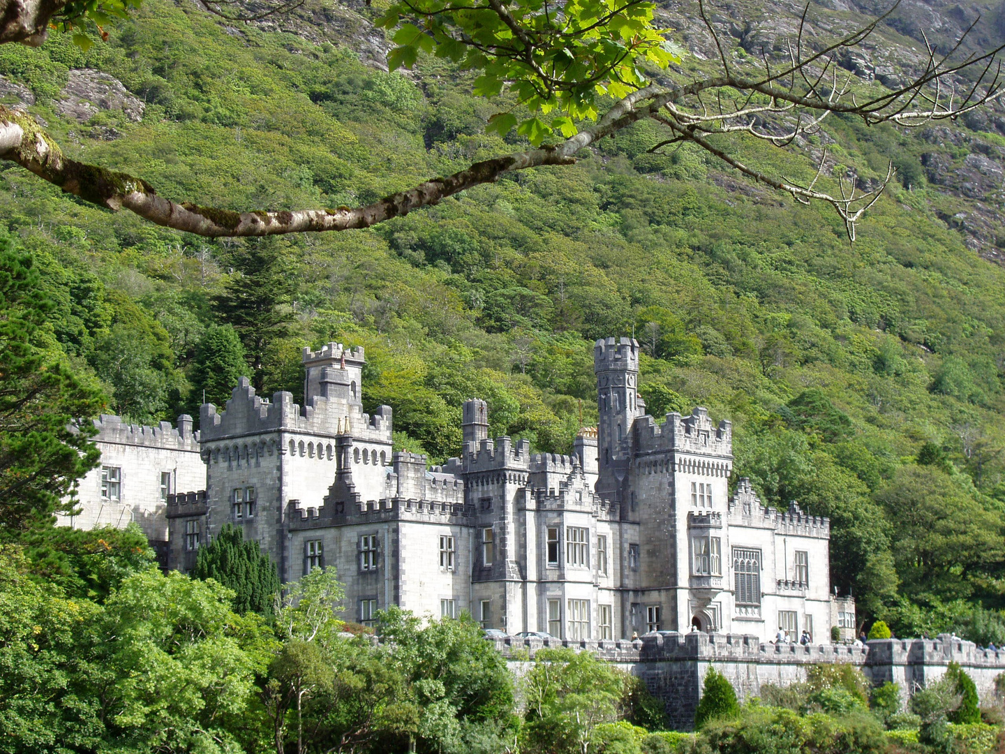Romantisches Kloster in Irland