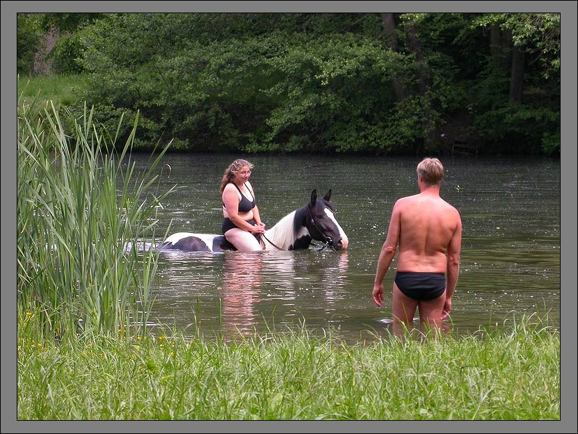 Romanze zu Pferd im Schönfelder Hochland