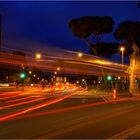 Rome at night. Villa Borghese.