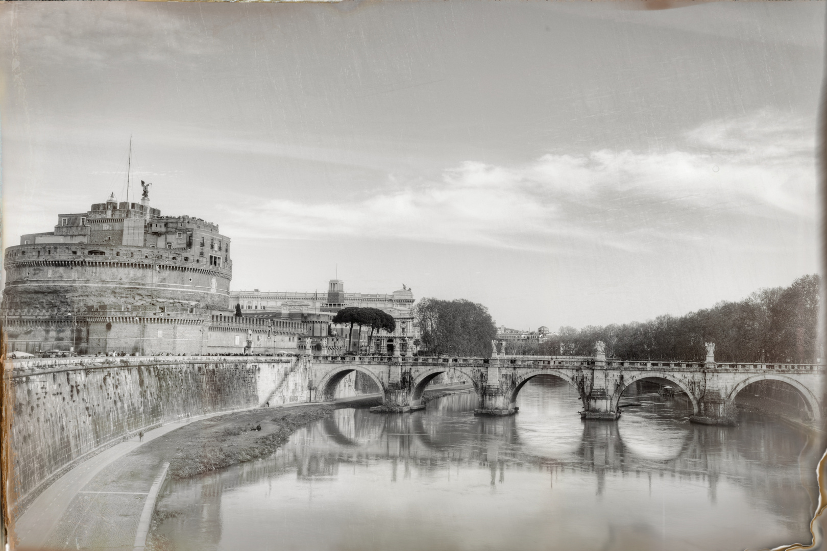 Rome en noir et blanc