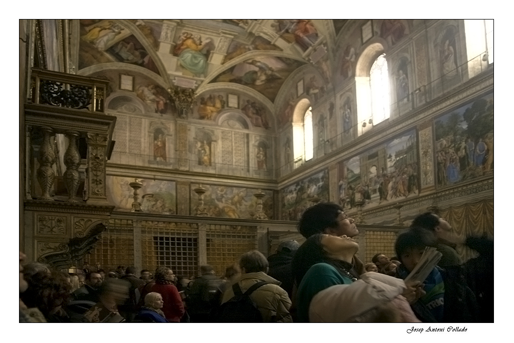 Rome impressions. XXV) At the Sixtine Chapel