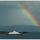 Romsdalsfjorden vor Molde, Norwegen