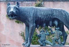 Romulus und Remus Skulptur