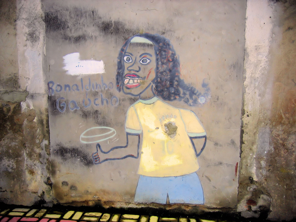 Ronaldinho (gesehen in Angra dos Reis, Brasilien)