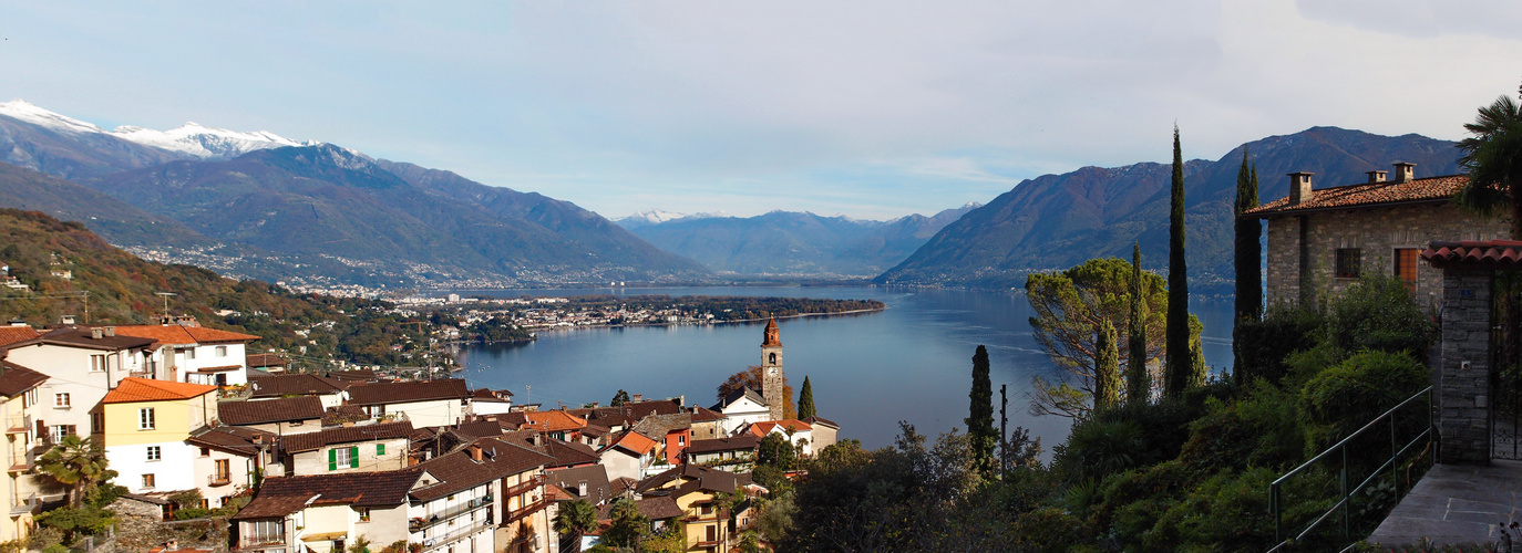 Ronco s/Ascona über dem Lago Maggiore