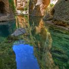 Ronda - Blick in das Wasser des Tajo