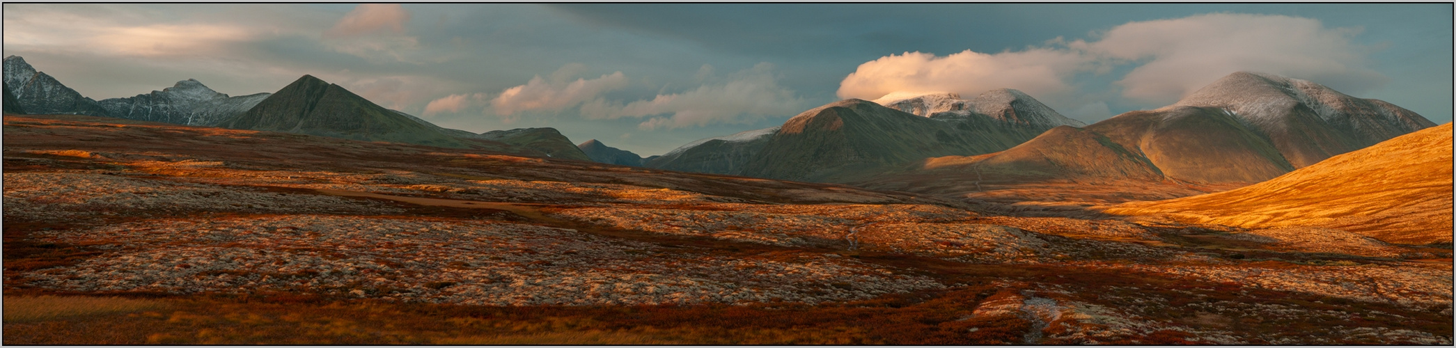 Rondane im letzten Abendlicht ...