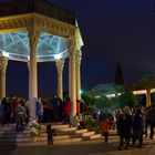 Rondell über Hafis Grab in Shiraz
