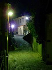 Ronneburg an der Pforte bei Nacht