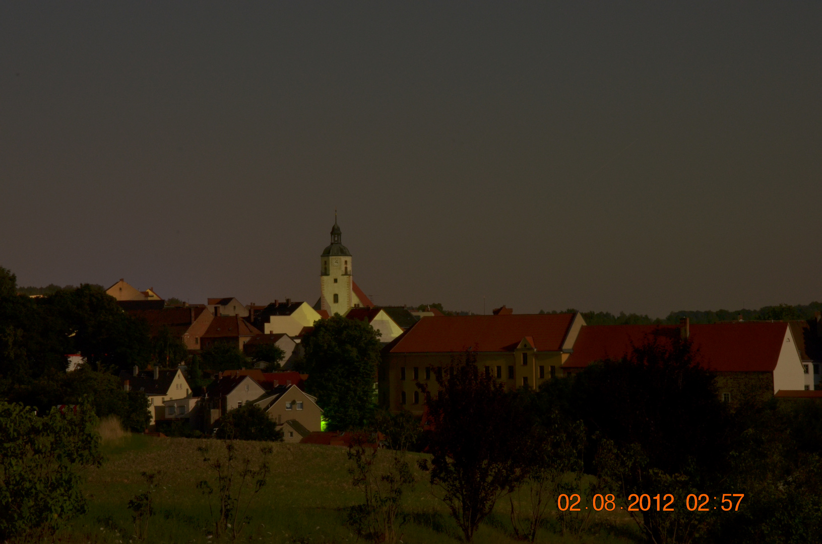 Ronneburg bei Nacht