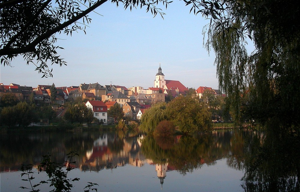 Ronneburg im Abendlicht