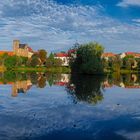 Ronneburg im Baderteichspiegel 