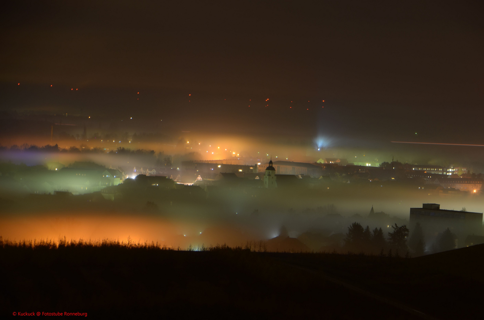 Ronneburg im Nebel