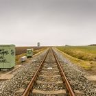 Roodeschool - Hooilandseweg - Railway to Eemshaven