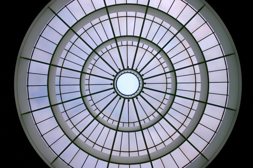 Roof of 'Rotunde' in 'Pinakothek der Moderne', Munich, Germany