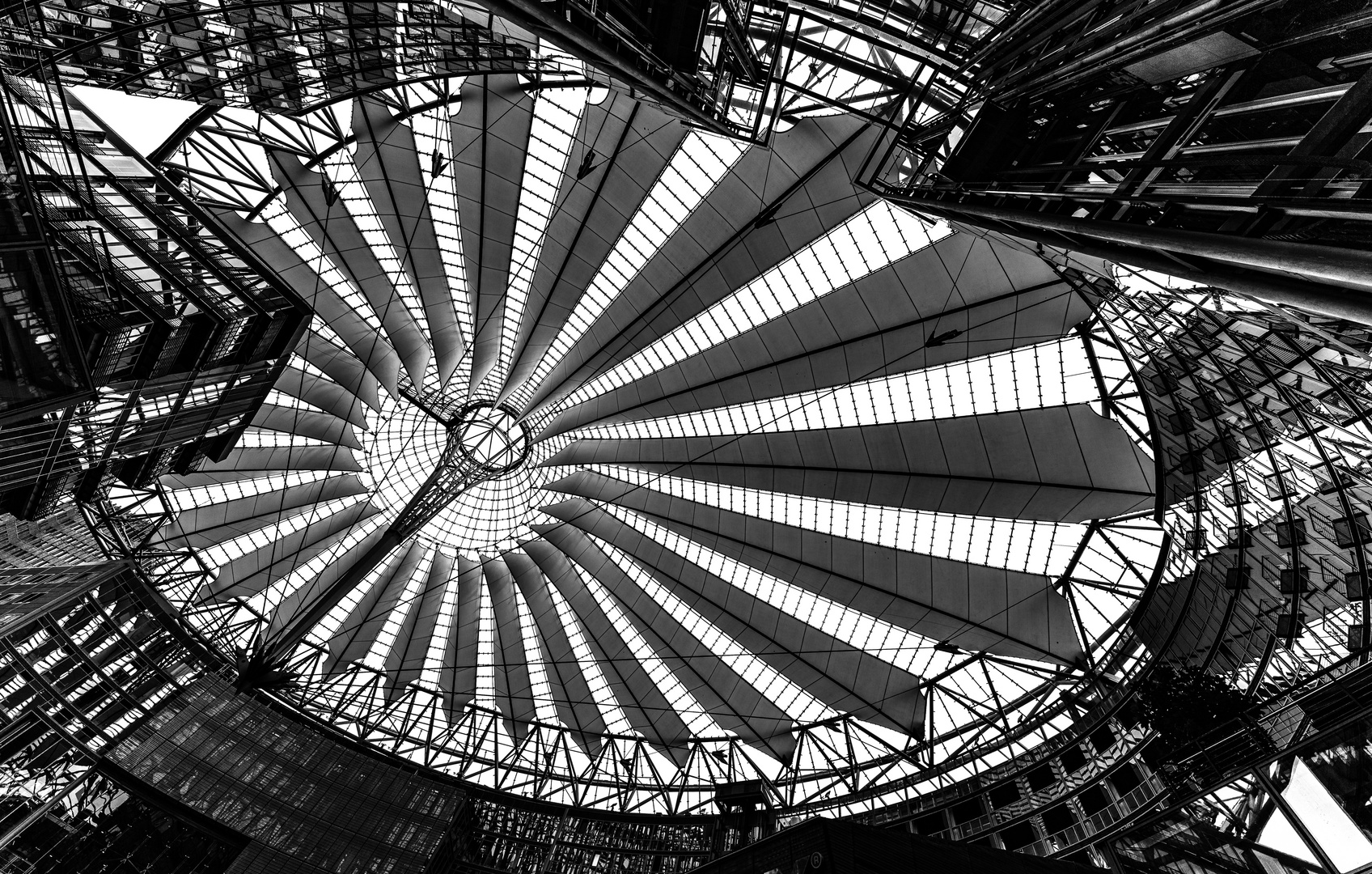 Roof of the Sony-Center in Berlin