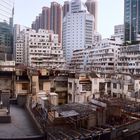 Roof top panorama in Causeway Bay