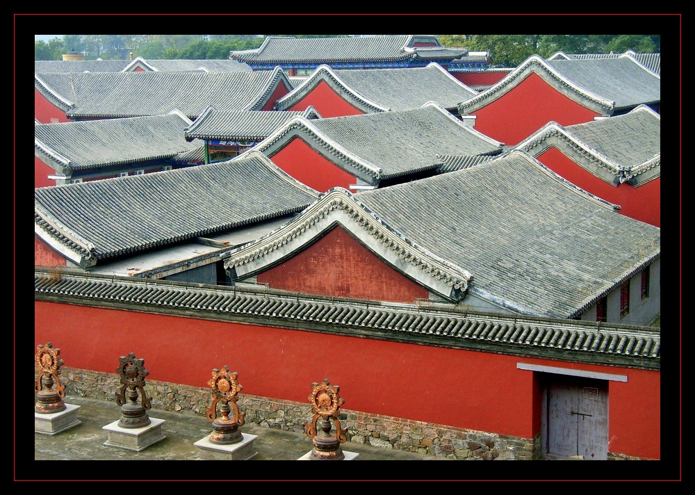 roofs of the forbidden city