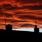 Rooftop sunset