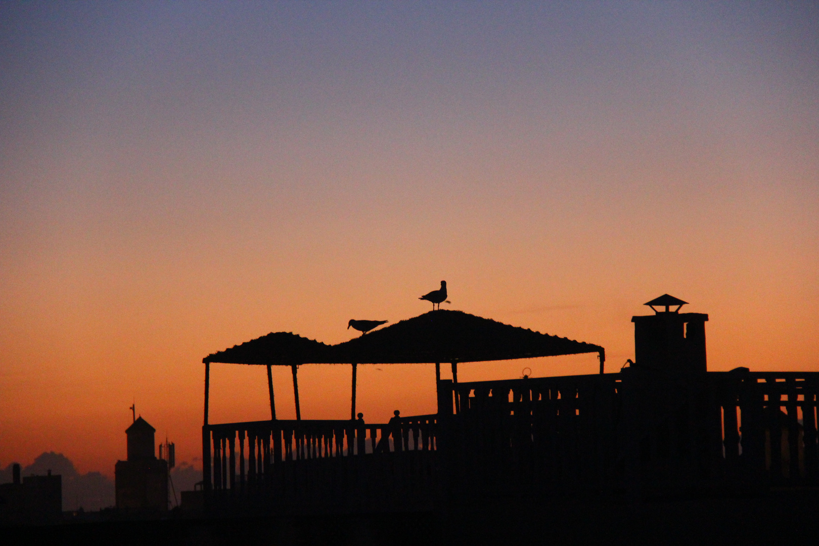 rooftop- Sunset in Morocco