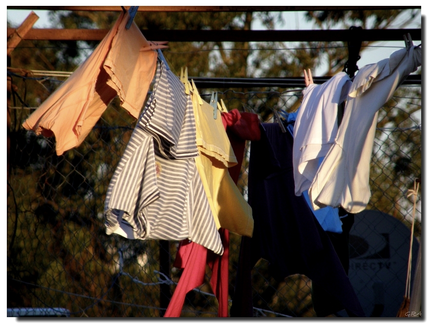 Ropa al sol y al viento