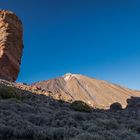 Roque Cinchado und Teide.