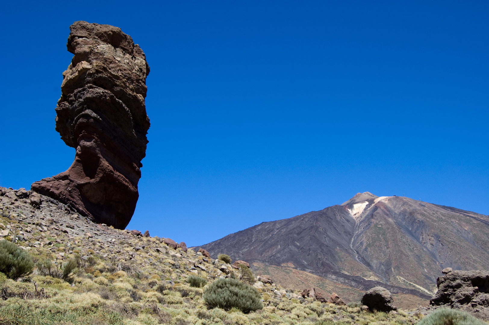 Roque Cinchado und Teide