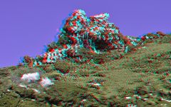 Roque de los Muchachos - Eiszapfen - Anaglyphe