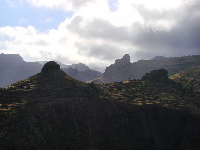 Roque de Sombrero und Löwenfelsen