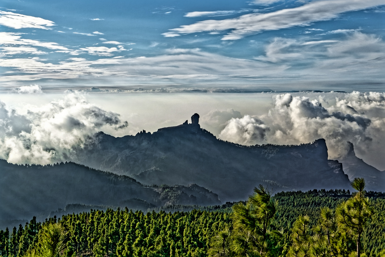 „ Roque Nublo - la vista desde arriba “